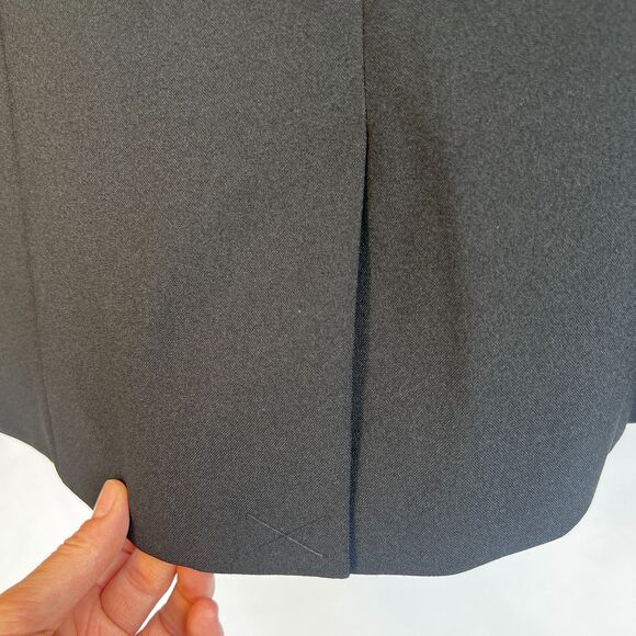 New York & Company Basic Black Blazer Single Breasted One Button Size 8 - Picture 5 of 9